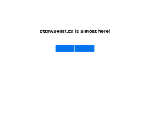 Tablet Screenshot of ottawaeast.ca